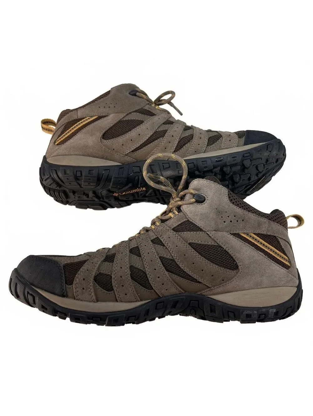 Columbia Redmond Mid Waterproof Mens Hiking Boots Size 13 Cabincore Granola Vibe